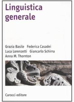 LINGUISTICA GENERALE