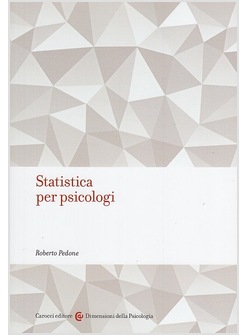 STATISTICA PER PSICOLOGI