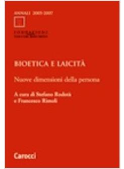 BIOETICA E LAICITA'