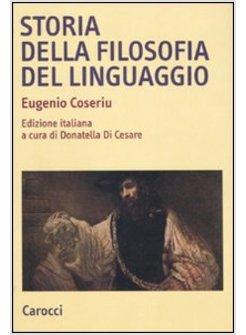 STORIA DELLA FILOSOFIA DEL LINGUAGGIO