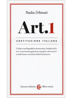 ARTICOLO 1. L'ITALIA E' UNA REPUBBLICA DEMOCRATICA FONDATA SUL LAVORO