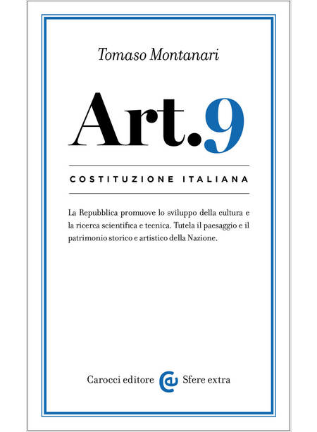 COSTITUZIONE ITALIANA: ARTICOLO 9