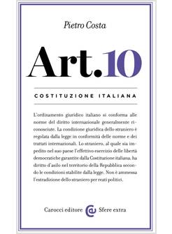 COSTITUZIONE ITALIANA: ARTICOLO 10