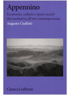 APPENNINO. ECONOMIE, CULTURE E SPAZI SOCIALI DAL MEDIOEVO ALL'ETA' CONTEMPORANEA