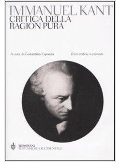 CRITICA DELLA RAGION PURA