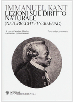 LEZIONI SUL DIRITTO NATURALE (NATURRECHT FEYERABEND). TESTO TEDESCO A FRONTE