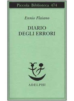 DIARIO DEGLI ERRORI