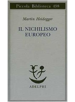 NICHILISMO EUROPEO (IL)