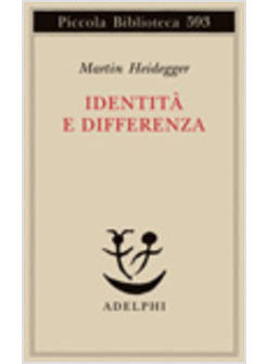 IDENTITA' E DIFFERENZA