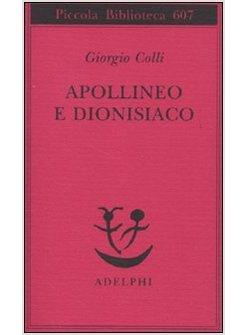APOLLINEO E DIONISIACO