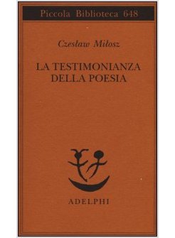 LA TESTIMONIANZA DELLA POESIA