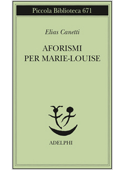 AFORISMI PER MARIE LOUISE