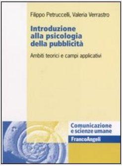 INTRODUZIONE ALLA PSICOLOGIA DELLA PUBBLICITA AMBITI TEORICI E CAMPI APPLICATIV