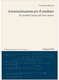 AMMINISTRAZIONE PER IL RISULTATO. UN MODELLO: L'AZIONE DEL TERZO SETTORE