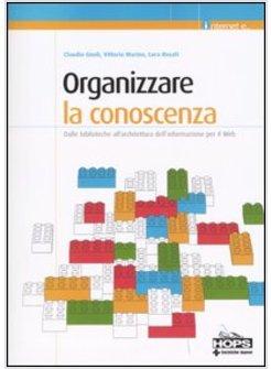 ORGANIZZARE LA CONOSCENZA