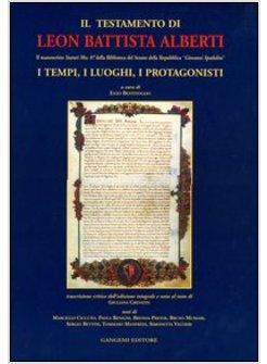 TESTAMENTO DI LEON BATTISTA ALBERTI (IL)