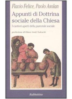 APPUNTI DI DOTTRINA SOCIALE DELLA CHIESA