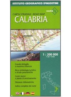 CALABRIA 1:200.000 CARTA STRADALE