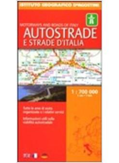 CARTA AUTOSTRADE D'ITALIA 1:700.000