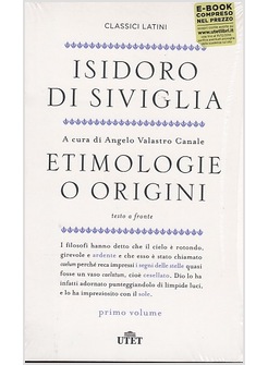 ETIMOLOGIE O ORIGINI. TESTO LATINO A FRONTE