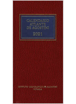 CALENDARIO ATLANTE DE AGOSTINI 2021