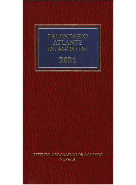 CALENDARIO ATLANTE DE AGOSTINI 2021