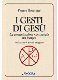 GESTI DI GESU' LA COMUNICAZIONE NON VERBALE NEI VANGELI (I)
