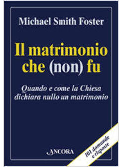 MATRIMONIO CHE NON FU