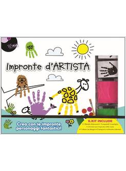 IMPRONTE D'ARTISTA. CREA CON LE IMPRONTE PERSONAGGI FANTASTICI! CON GADGET