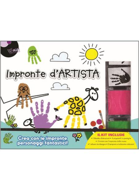 IMPRONTE D'ARTISTA. CREA CON LE IMPRONTE PERSONAGGI FANTASTICI! CON GADGET