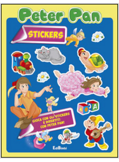 PETER PAN STICKERS. CON ADESIVI