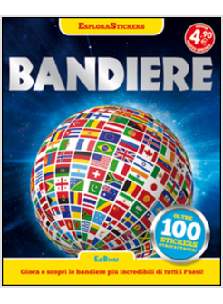 BANDIERE. ESPLORASTICKERS. CON ADESIVI