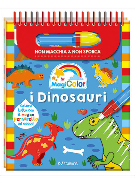 I DINOSAURI MAGICOLOR CON PENNARELLO  