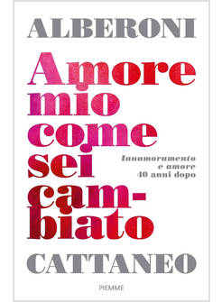 AMORE MIO COME SEI CAMBIATO. INNAMORAMENTO E AMORE 40 ANNI DOPO