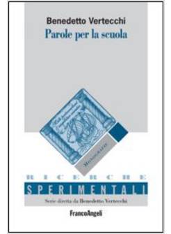 PAROLE PER LA SCUOLA