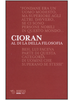 AL DI LA' DELLA FILOSOFIA. CONVERSAZIONI SU BENJAMIN FONDANE