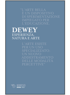 ESPERIENZA, NATURA E ARTE