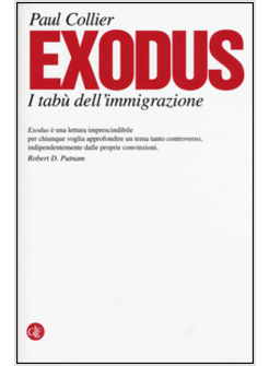 EXODUS. I TABU' DELL'IMMIGRAZIONE