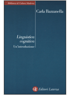 LINGUISTICA COGNITIVA. UN'INTRODUZIONE