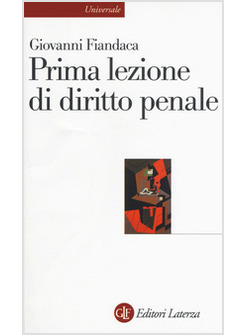 PRIMA LEZIONE DI DIRITTO PENALE