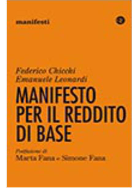 MANIFESTO PER IL REDDITO DI BASE