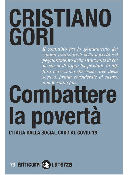 COMBATTERE LA POVERTA' L'ITALIA DALLA SOCIAL CARD AL COVID 19