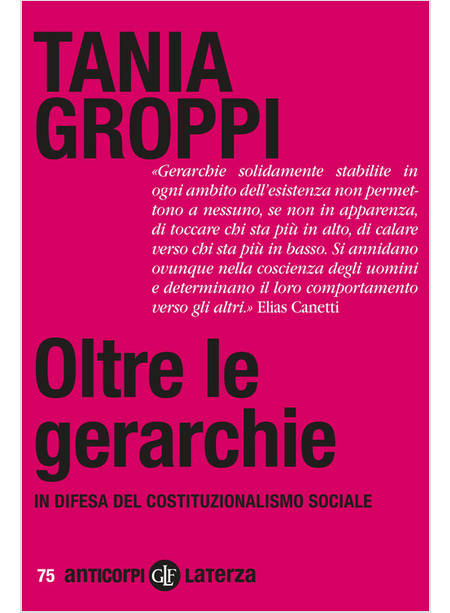 OLTRE LE GERARCHIE IN DIFESA DEL COSTITUZIONALISMO SOCIALE