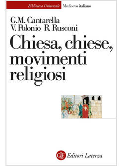 CHIESA CHIESE MOVIMENTI RELIGIOSI