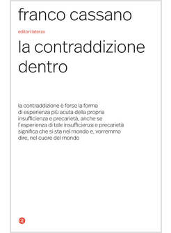 LA CONTRADDIZIONE DENTRO 
