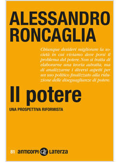 IL POTERE UNA PROSPETTIVA RIFORMISTA