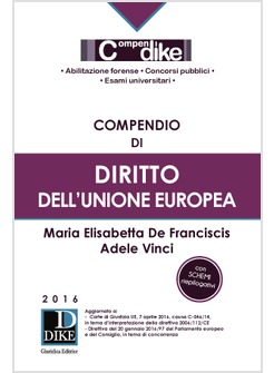 COMPENDIO DI DIRITTO DELL'UNIONE EUROPEA