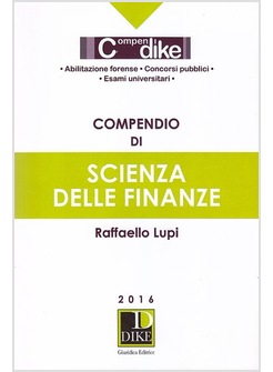 COMPENDIO DI SCIENZA DELLE FINANZE