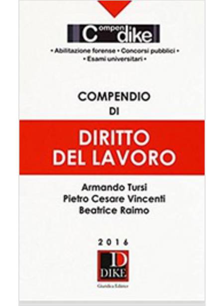 COMPENDIO DI DIRITTO DEL LAVORO