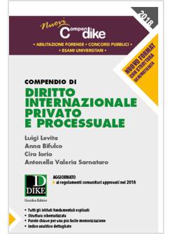 COMPENDIO DI DIRITTO INTERNAZIONALE PRIVATO E PROCESSUALE